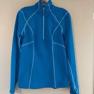 Zella Spandex exercise jacket size M blue